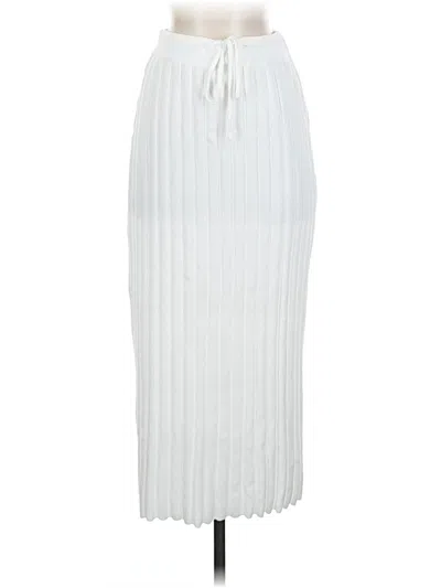 Pre-owned Unbranded Casual Skirt In White