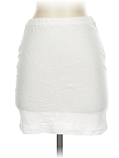 Pre-owned Unbranded Casual Skirt In White