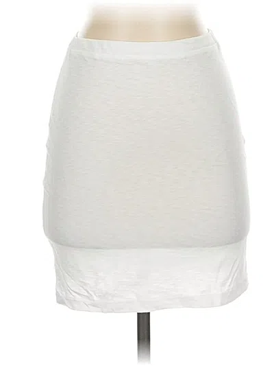 Pre-owned Unbranded Casual Skirt In White