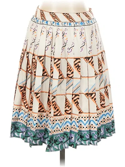 Pre-owned Unbranded Casual Skirt In White