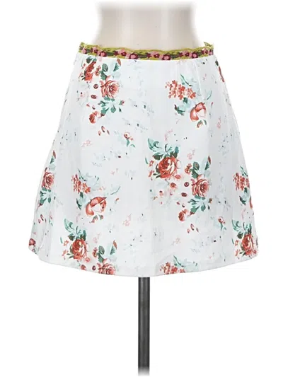 Pre-owned Unbranded Casual Skirt In White
