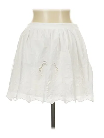Pre-owned Unbranded Casual Skirt In White