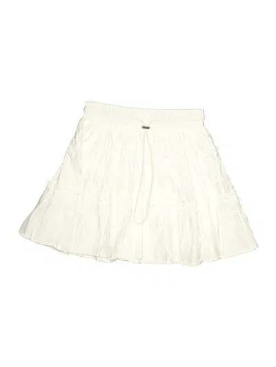 Pre-owned Unbranded Casual Skirt In White