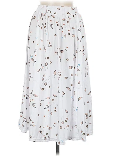 Pre-owned Unbranded Casual Skirt In White