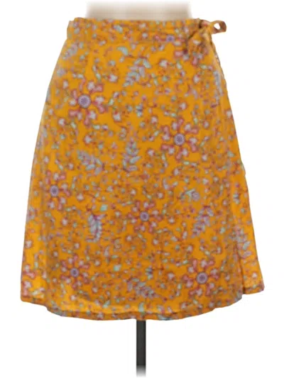 Pre-owned Unbranded Casual Skirt In Yellow