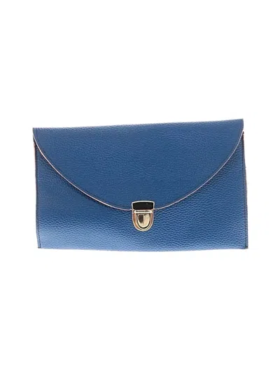 Pre-owned Unbranded Clutch In Blue