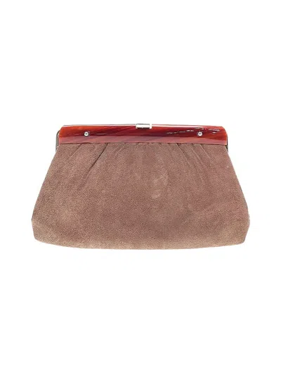 Pre-owned Unbranded Clutch In Brown