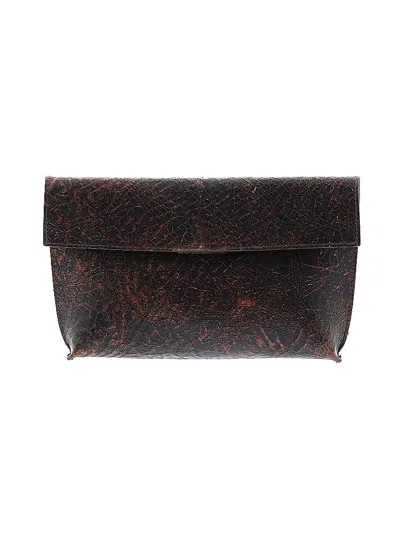 Pre-owned Unbranded Clutch In Brown