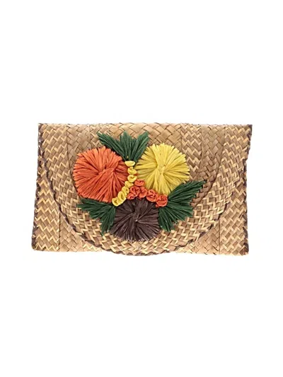 Pre-owned Unbranded Clutch In Brown