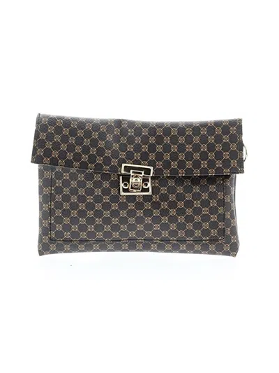 Pre-owned Unbranded Clutch In Brown