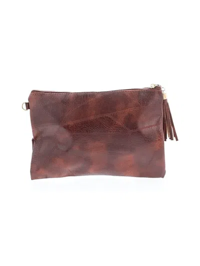 Pre-owned Unbranded Clutch In Brown