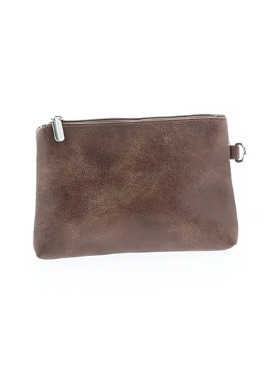 Pre-owned Unbranded Clutch In Brown