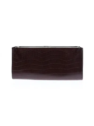 Pre-owned Unbranded Clutch In Burgundy