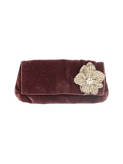 Pre-owned Unbranded Clutch In Burgundy