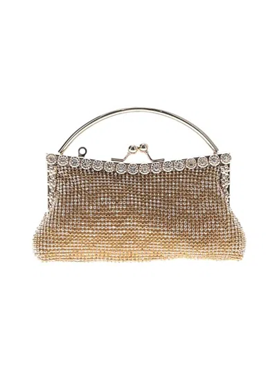 Pre-owned Unbranded Clutch In Gold