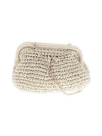 Pre-owned Unbranded Clutch In Ivory