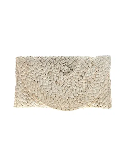Pre-owned Unbranded Clutch In Ivory