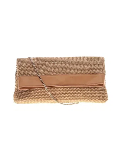 Pre-owned Unbranded Clutch In Tan