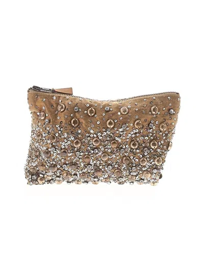 Pre-owned Unbranded Clutch In Tan