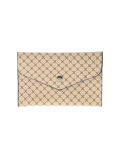 Pre-owned Unbranded Clutch In Tan