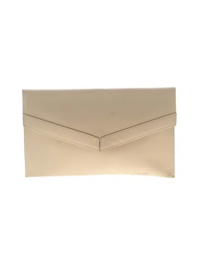 Pre-owned Unbranded Clutch In Tan