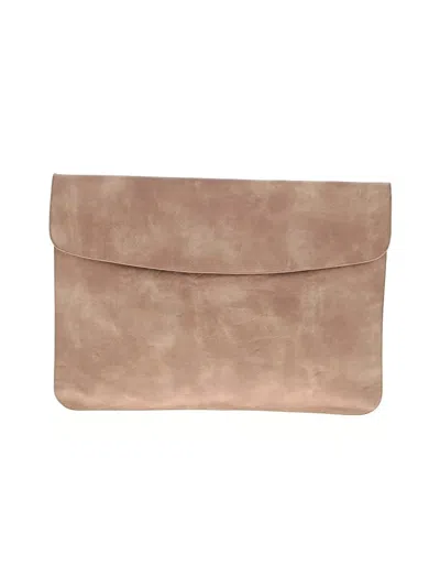 Pre-owned Unbranded Clutch In Tan