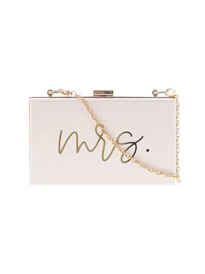Pre-owned Unbranded Clutch In White