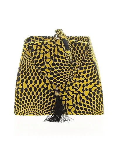 Pre-owned Unbranded Clutch In Yellow