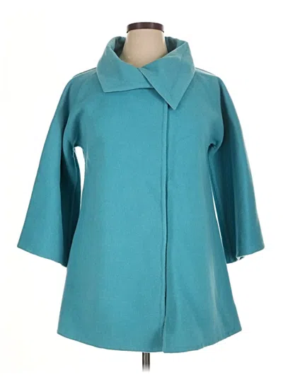 Pre-owned Unbranded Coat In Blue