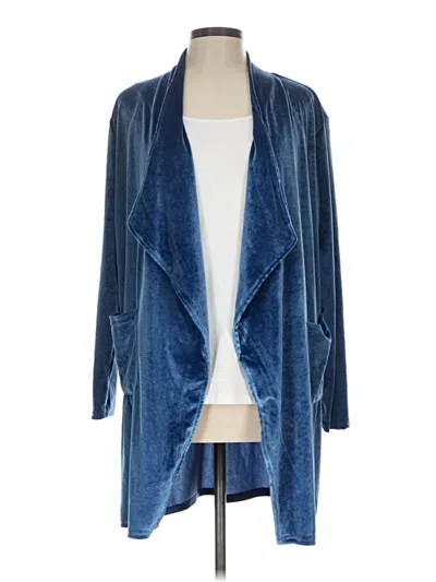 Pre-owned Unbranded Coat In Blue