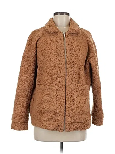 Pre-owned Unbranded Coat In Brown