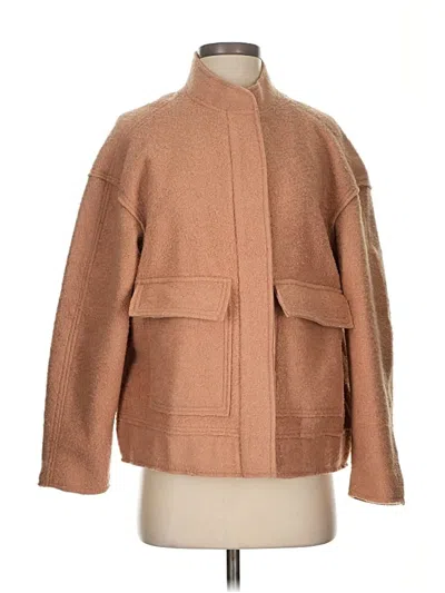 Pre-owned Unbranded Coat In Brown