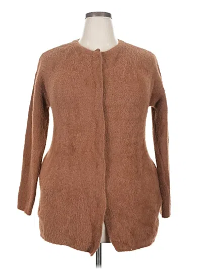 Pre-owned Unbranded Coat In Brown