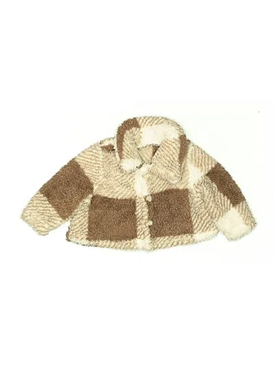 Pre-owned Unbranded Kids' Coat In Brown