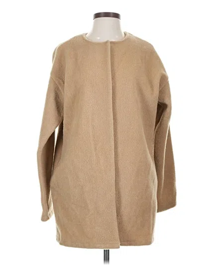 Pre-owned Unbranded Coat In Brown