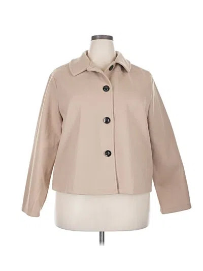 Pre-owned Unbranded Coat In Brown