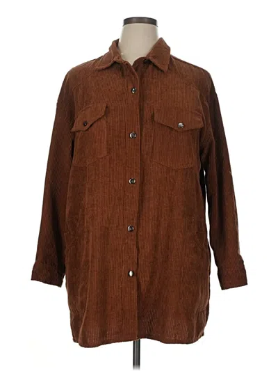 Pre-owned Unbranded Coat In Brown