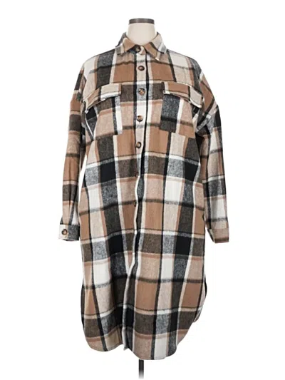 Pre-owned Unbranded Coat In Brown