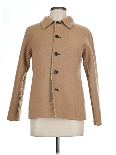 Pre-owned Unbranded Coat In Brown