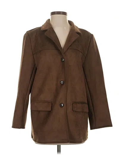 Pre-owned Unbranded Coat In Brown