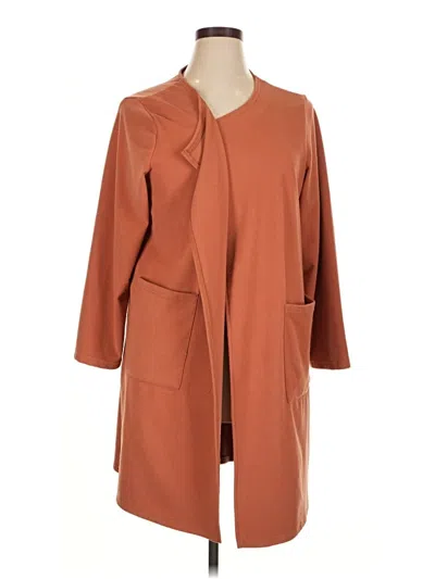 Pre-owned Unbranded Coat In Brown
