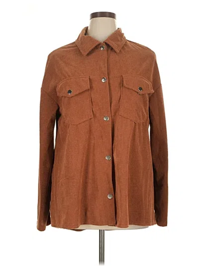 Pre-owned Unbranded Coat In Brown