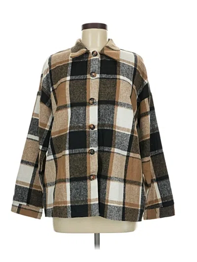Pre-owned Unbranded Coat In Brown