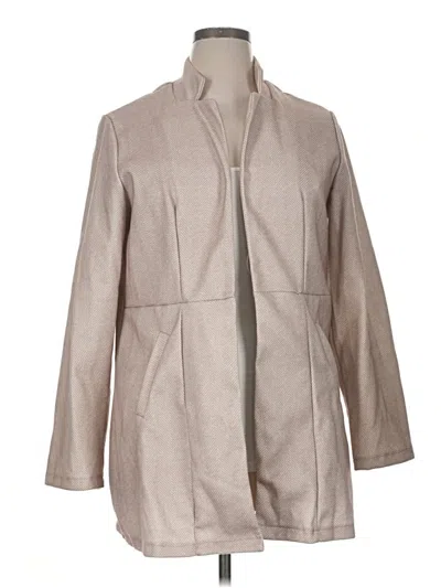Pre-owned Unbranded Coat In Brown