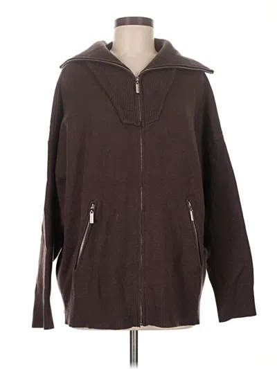 Pre-owned Unbranded Coat In Brown