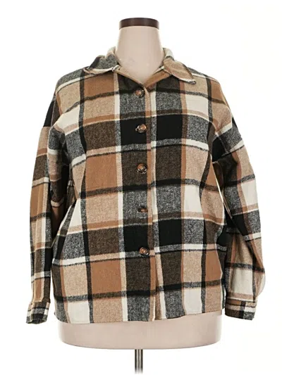 Pre-owned Unbranded Coat In Brown
