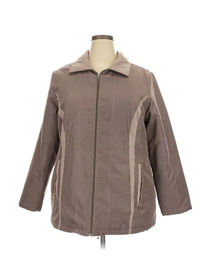 Pre-owned Unbranded Coat In Brown