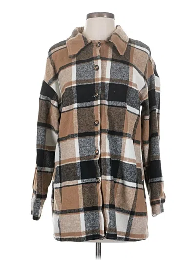 Pre-owned Unbranded Coat In Brown