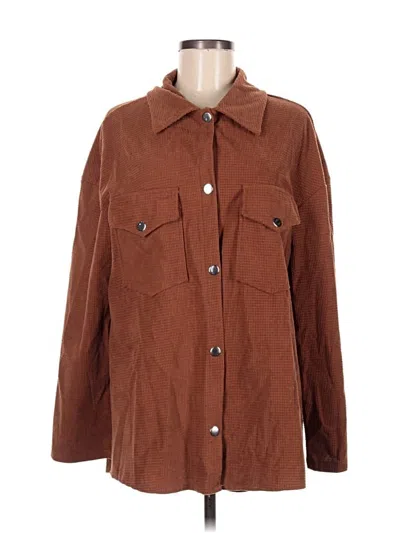Pre-owned Unbranded Coat In Brown