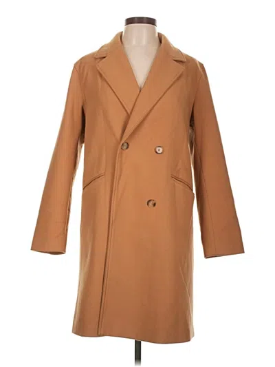 Pre-owned Unbranded Coat In Brown